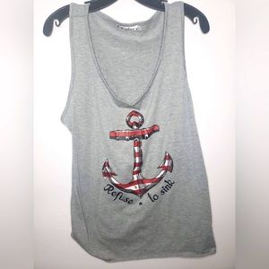 “Refuse to sink” tank top
